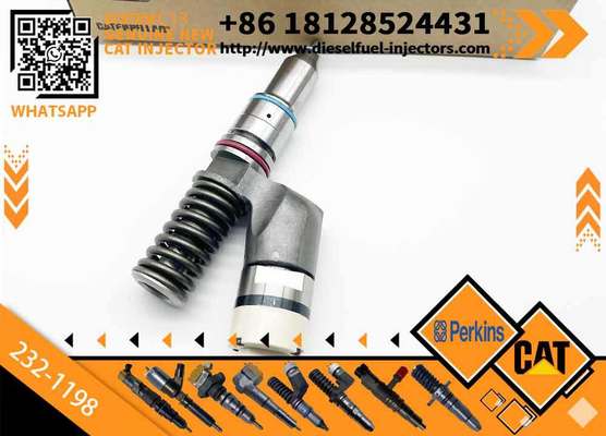 Excavator Accessories Fuel Injector 232-1198 239-4908 249-0705 253-0608 292-3666 332-1419 for CAT C13 for Construction Machinery