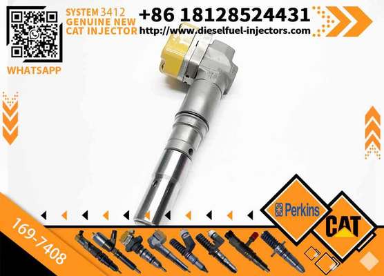 KJC Excavator Parts Engine 3408 3412 Fuel Injector 4CR01974 169-7408 174-7527 222-5967 20R-0760 for Construction Machinery