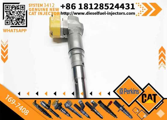 KJC Excavator Parts Engine 3408 3412 Fuel Injector 4CR01974 169-7408 174-7527 222-5967 20R-0760 for Construction Machinery
