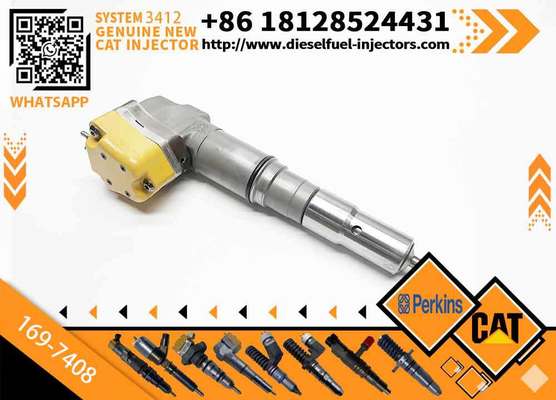 KJC Excavator Parts Engine 3408 3412 Fuel Injector 4CR01974 169-7408 174-7527 222-5967 20R-0760 for Construction Machinery