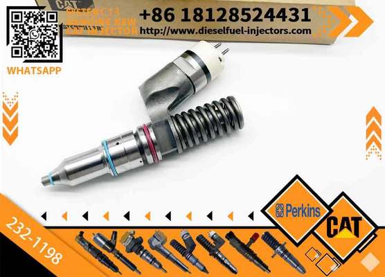 Excavator Accessories Fuel Injector 232-1198 239-4908 249-0705 253-0608 292-3666 332-1419 for CAT C13 for Construction Machinery